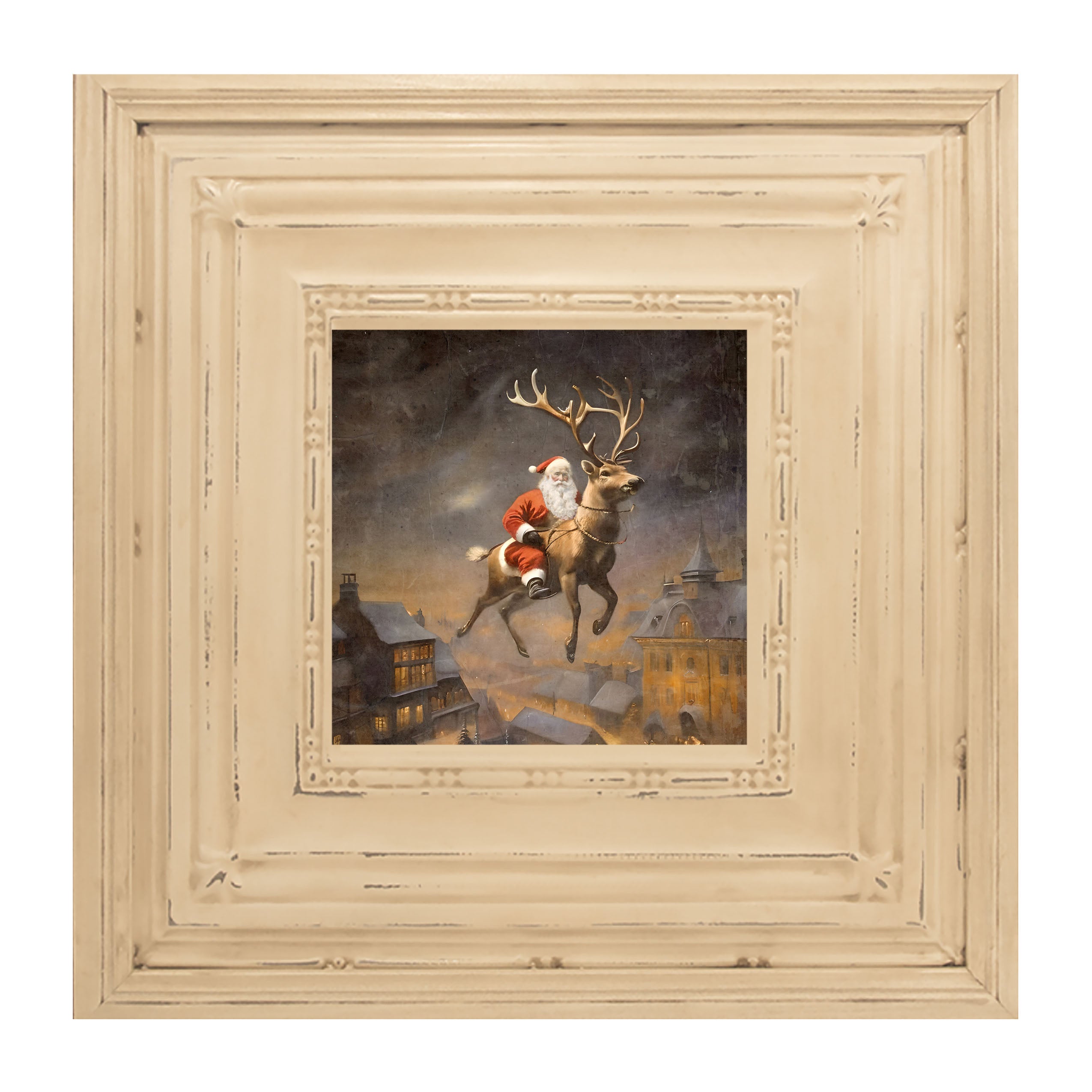 Santa on a Reindeer