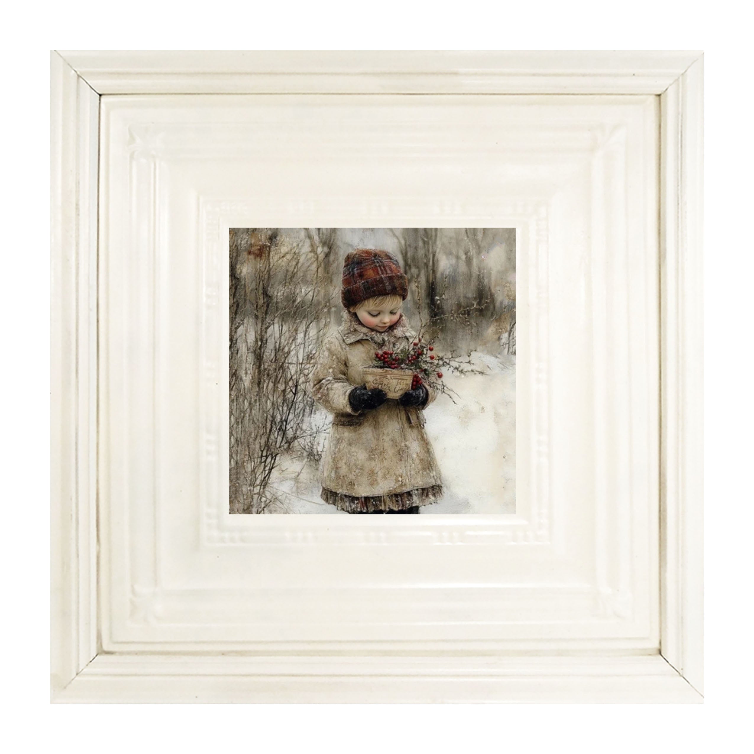 Girl with Red Berries