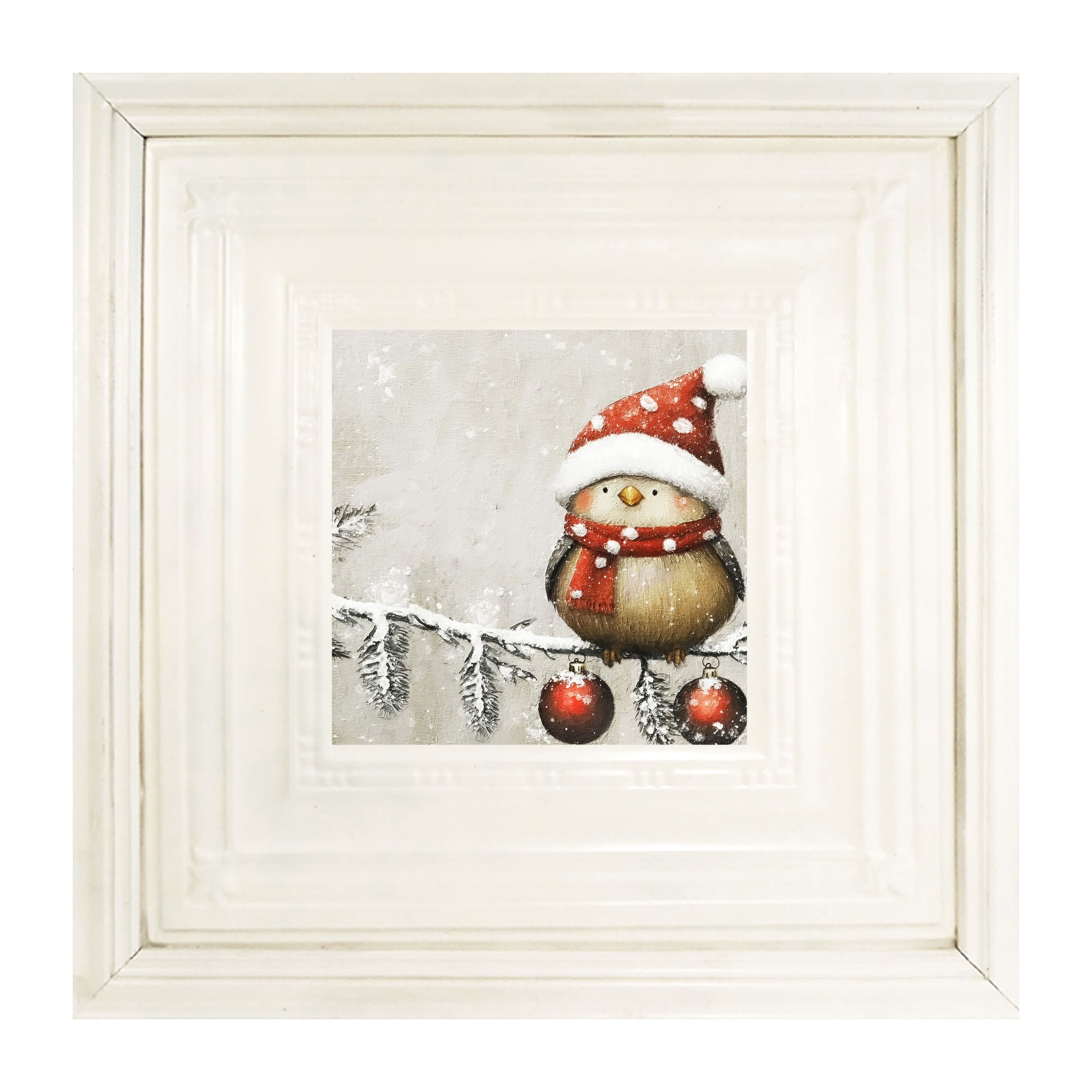 Christmas bird with Ornaments