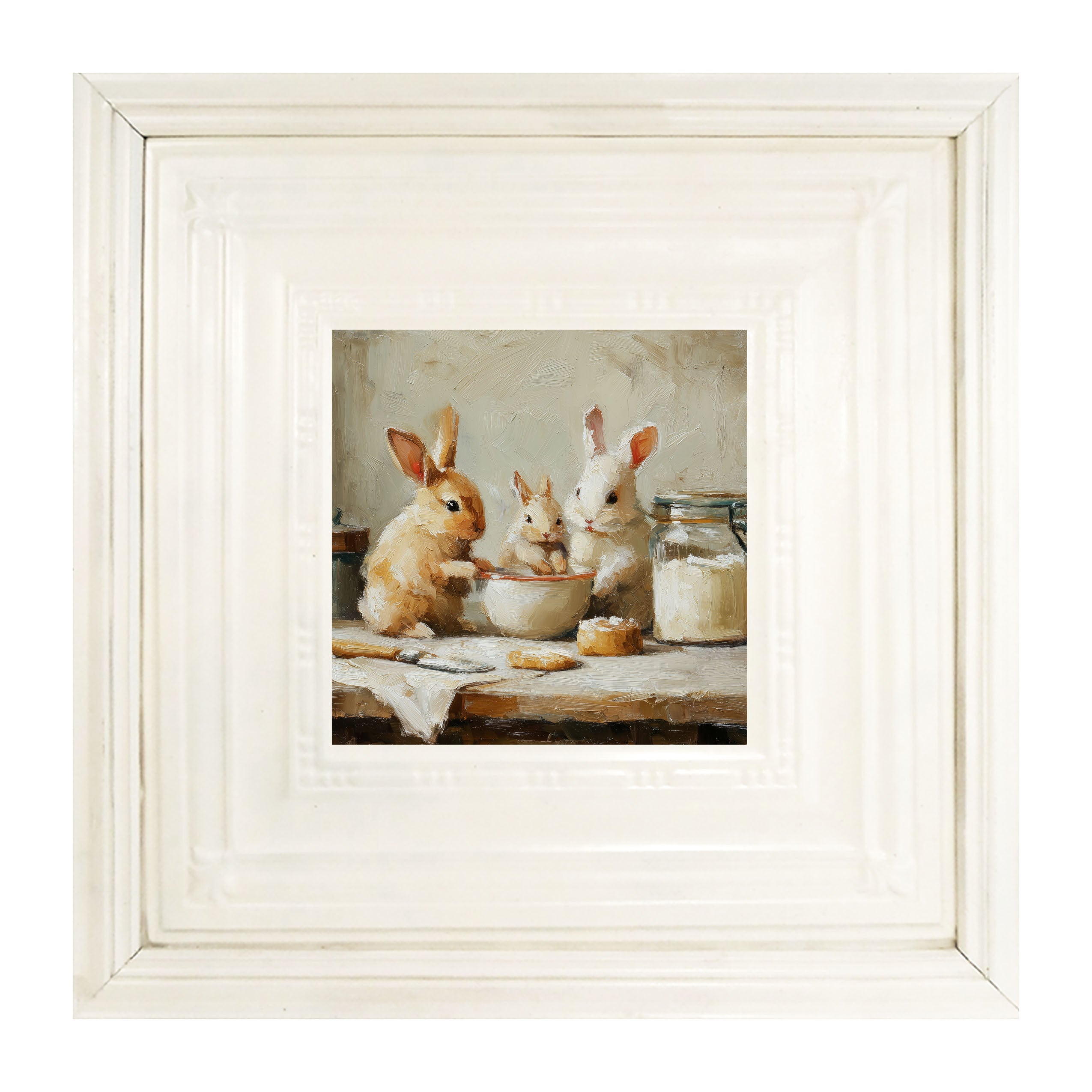 Bunnies Baking Together