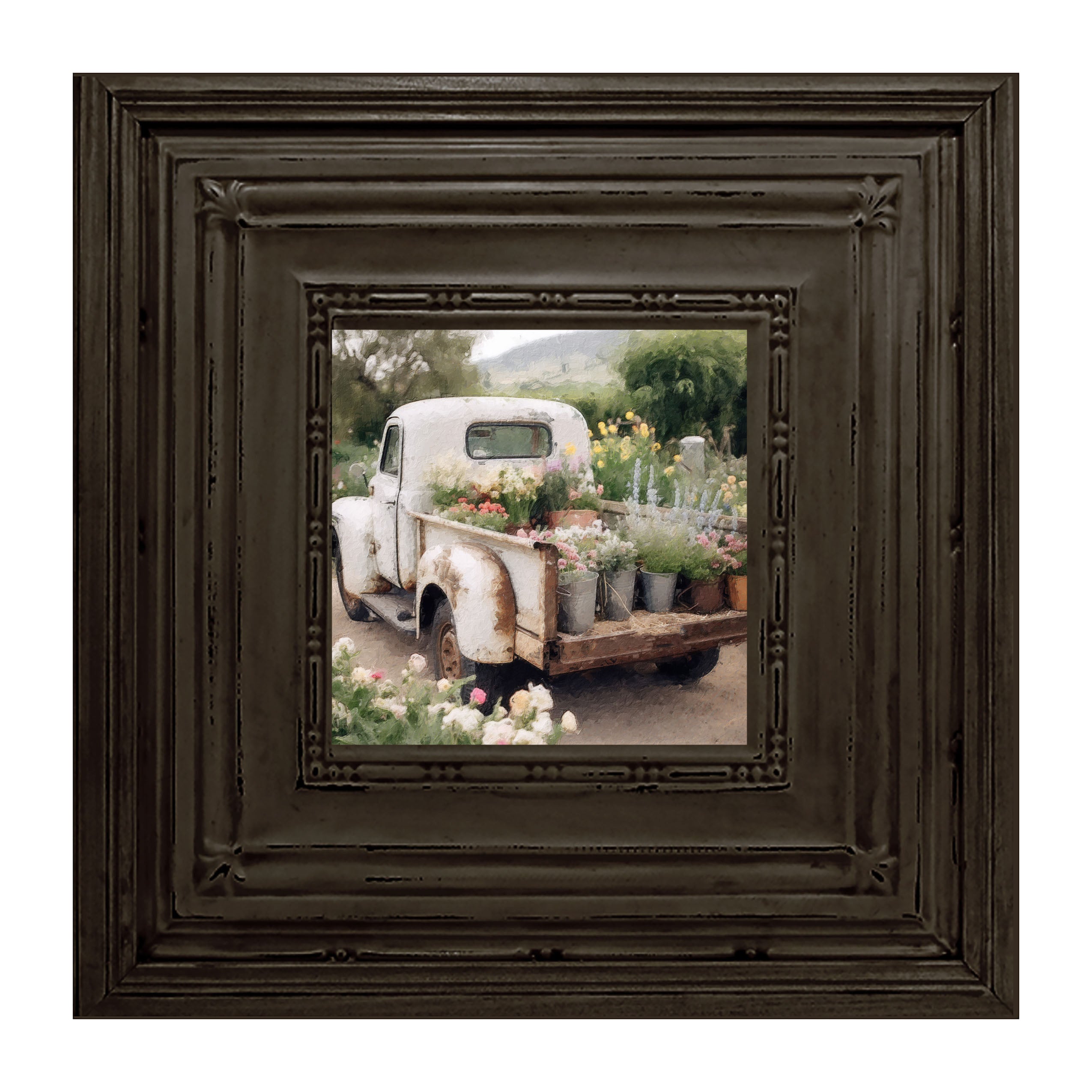 White Flower Truck