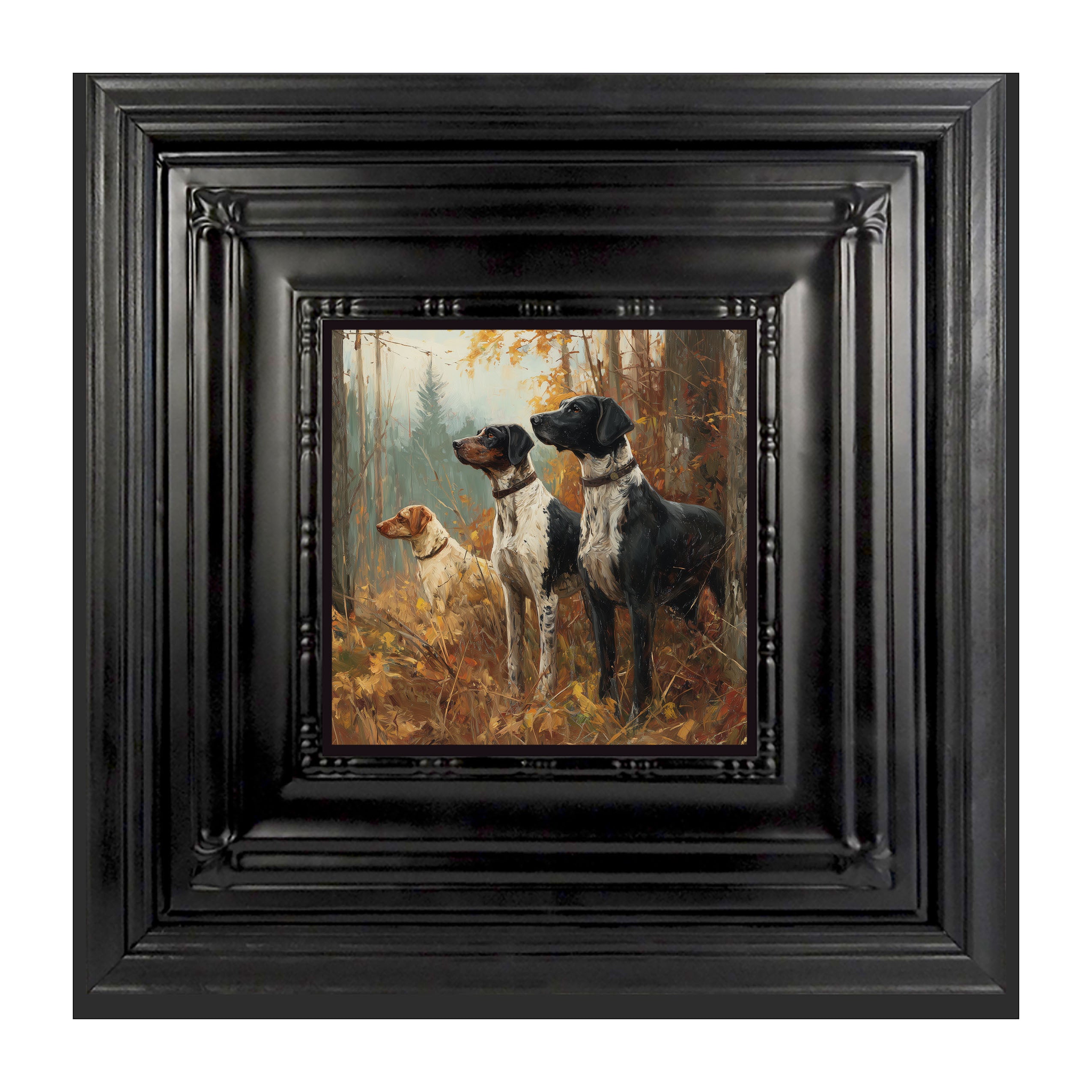 Hunting Season - Dogs in the Woods