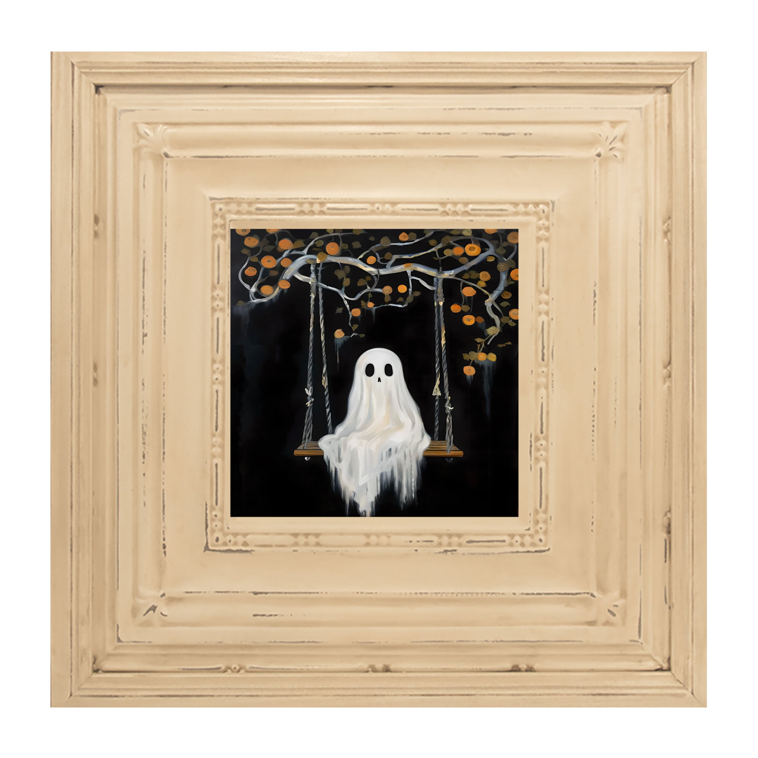 Ghost on a swing