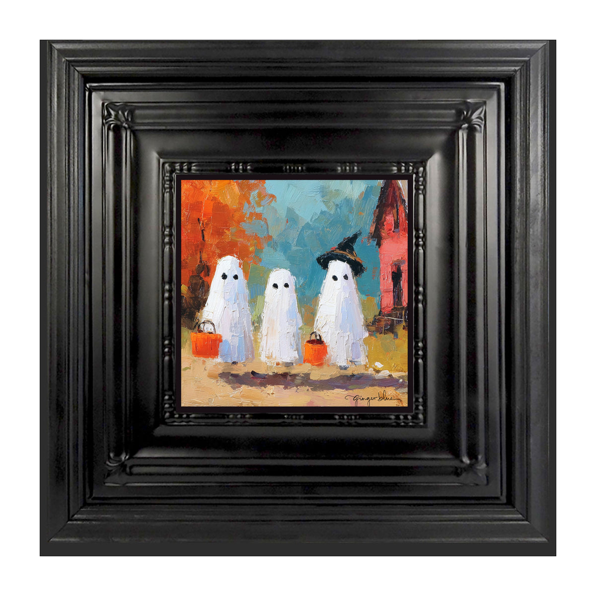 Ghosts Trick or Treating in the Country