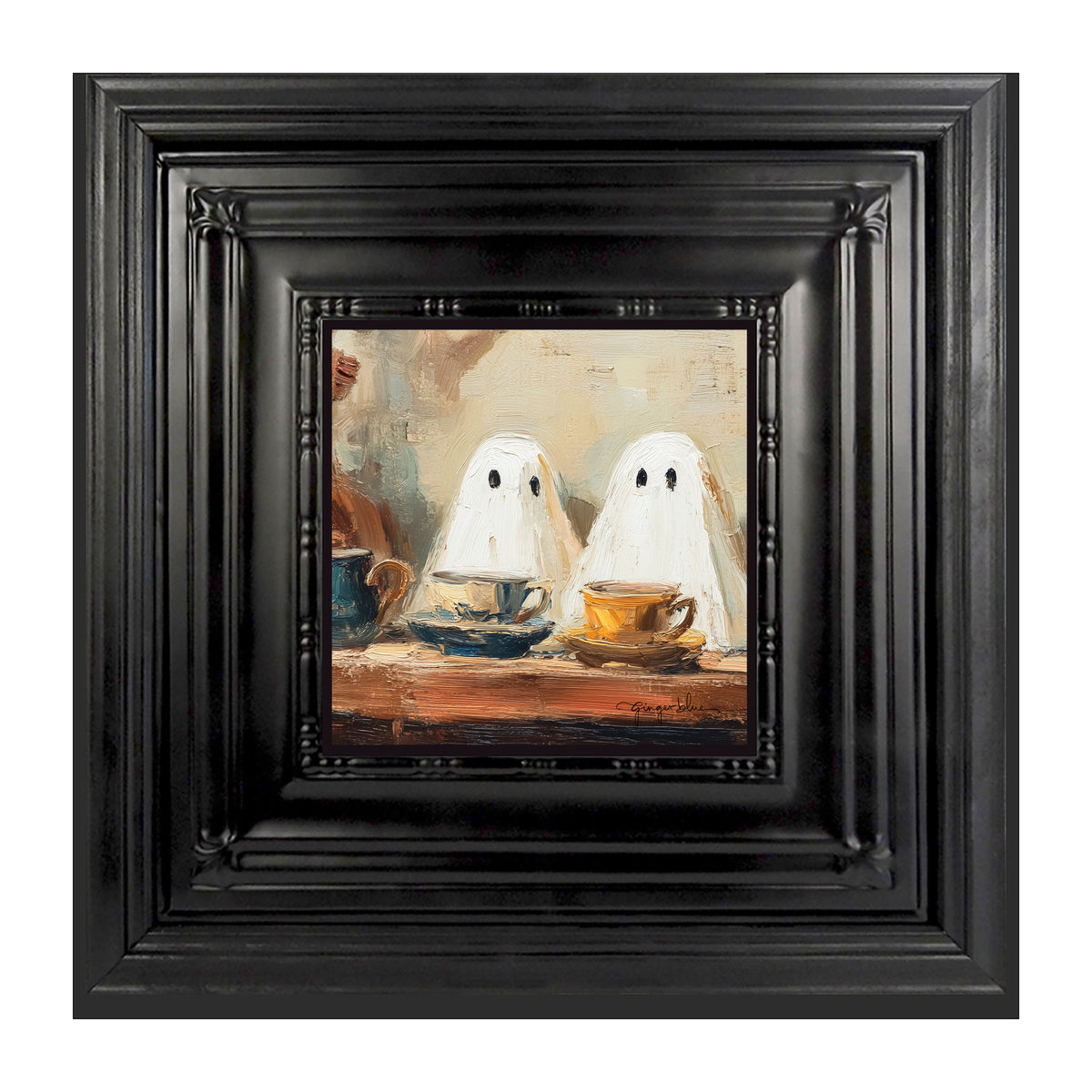 Ghosts Enjoying Tea