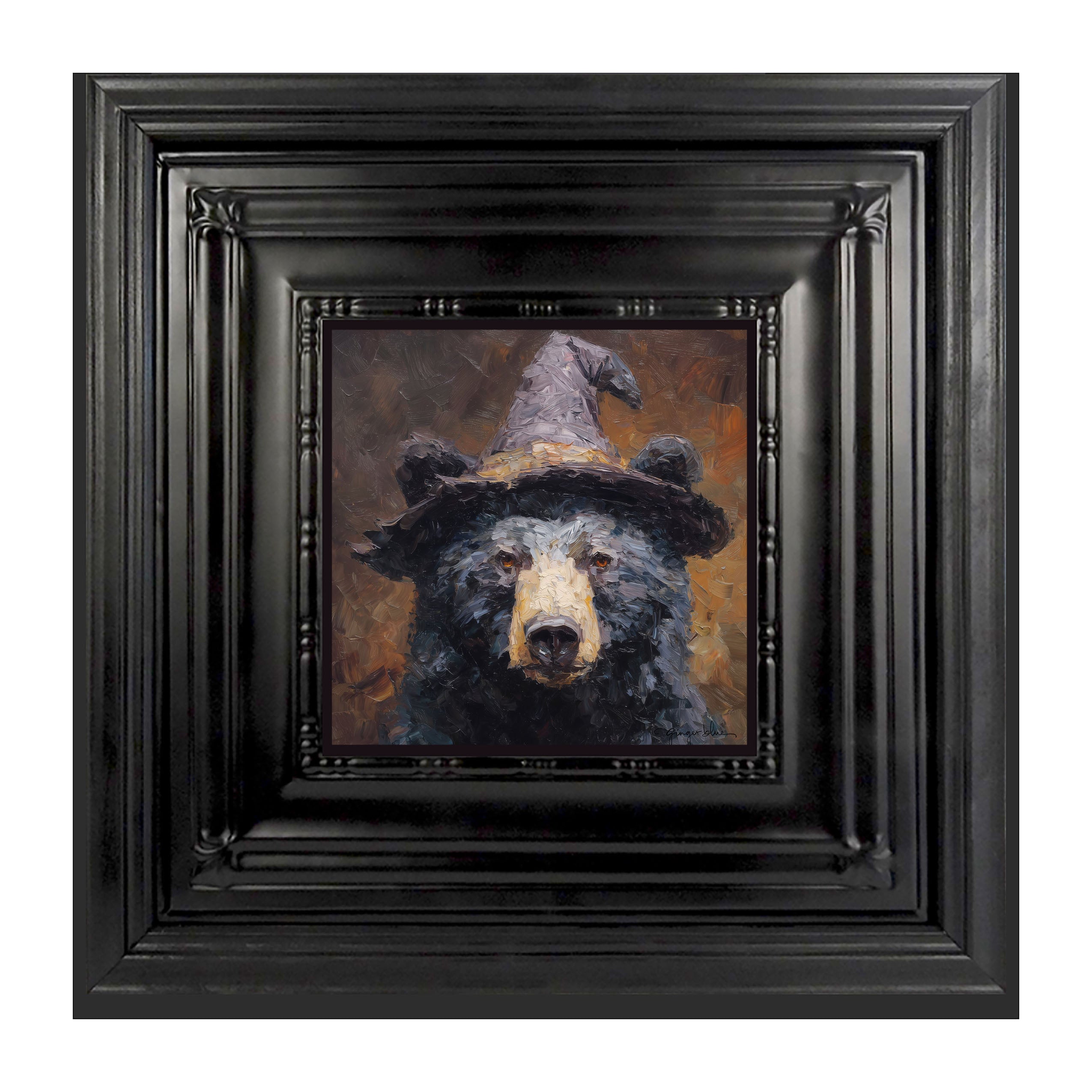 Black Bear with Witch Hat