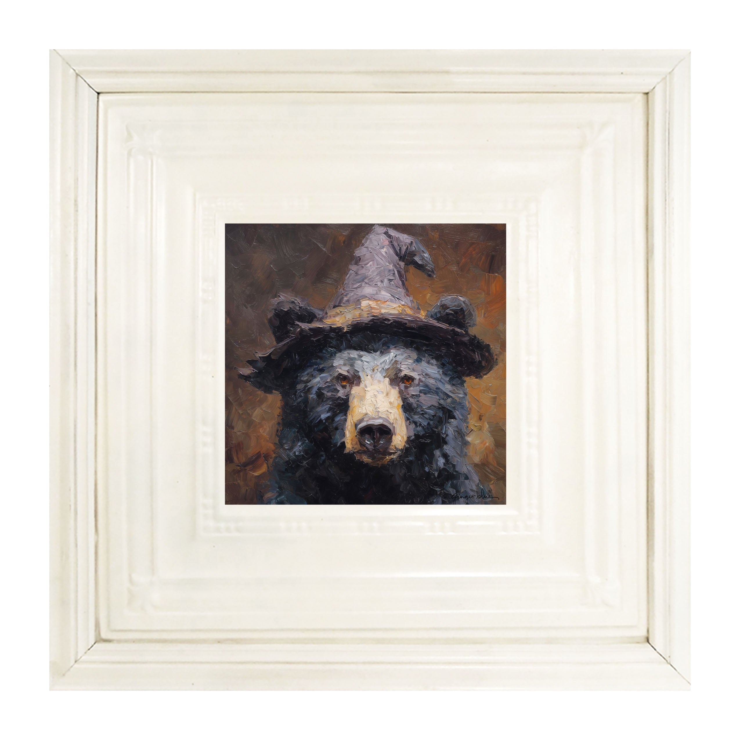 Black Bear with Witch Hat