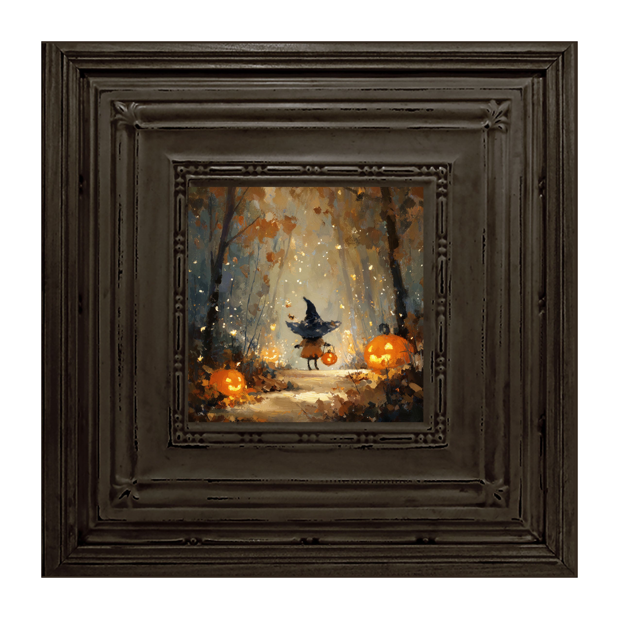 Halloween Friends - Witch on Forest Path