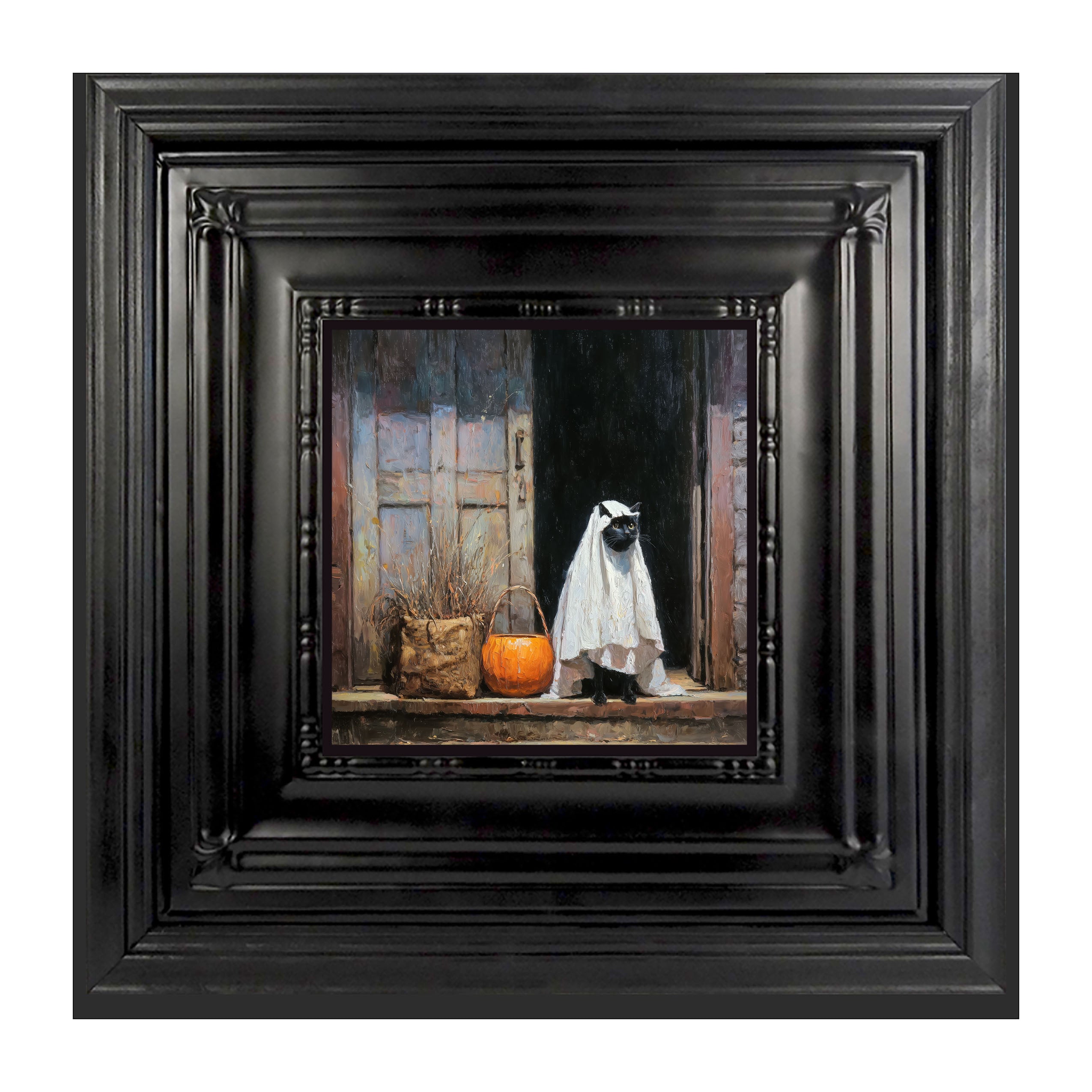 Trick or Treating Pets - Cat at the Door