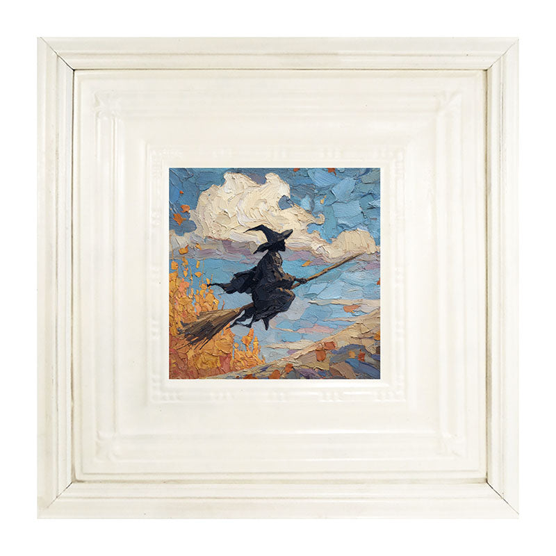 Flying Witch with Clouds