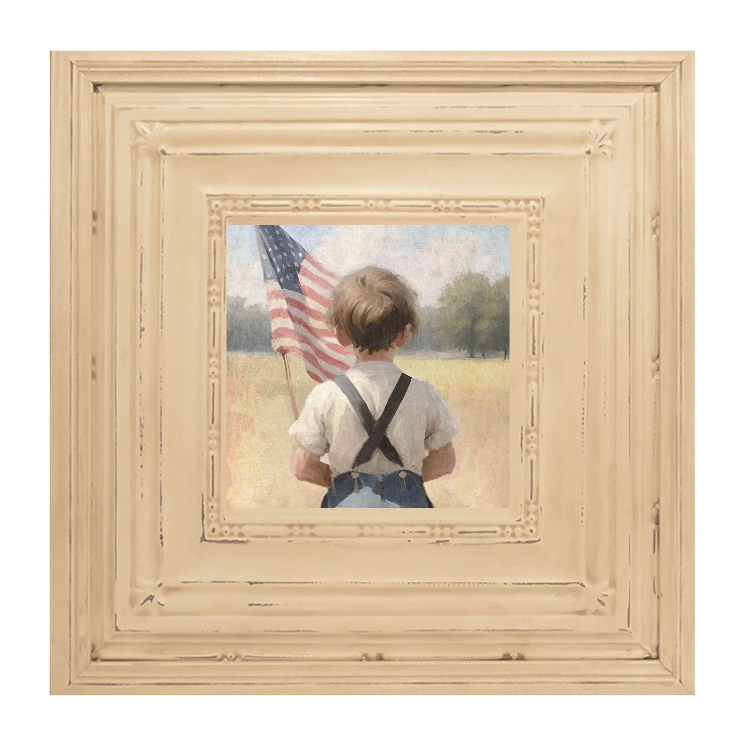 Boy with Flag