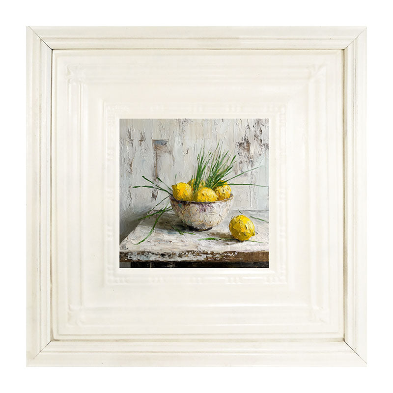 Sideboard Still Life - Bowl of Lemons