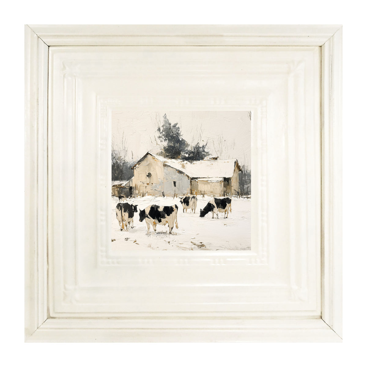 Cows in the Snow