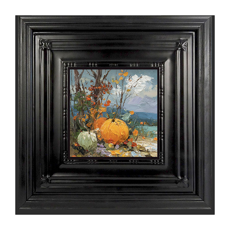 Pumpkin Country - Large Pumpkins along Path