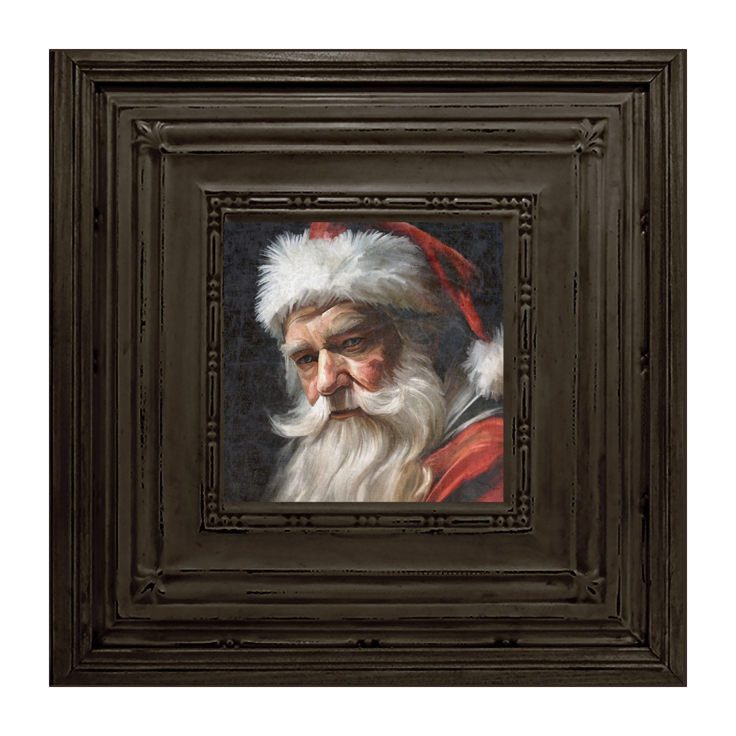 Santa with Black Background
