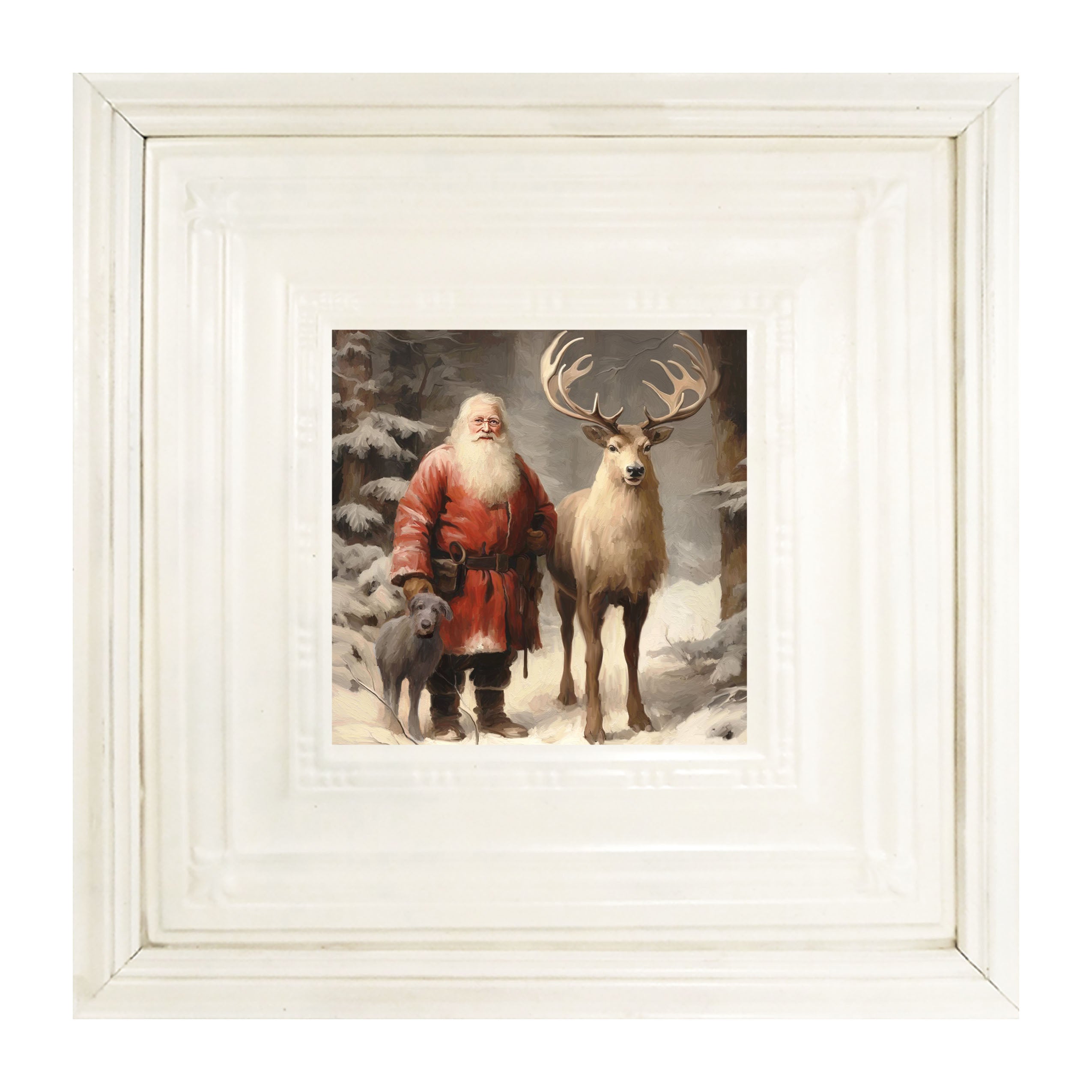 Winter Forest Santa