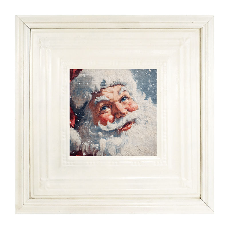 Snowy Santa Smiling