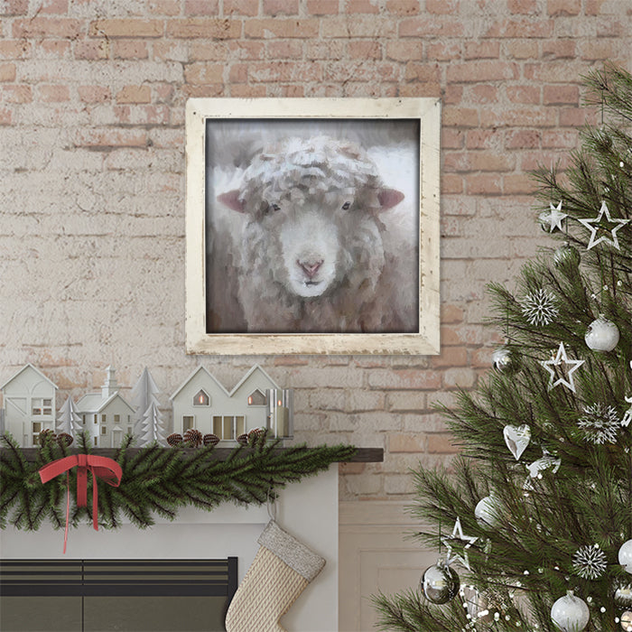 Winter Sheep Face
