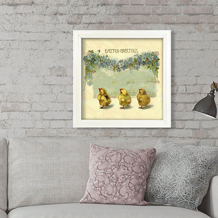 Easter Greeting Chicks