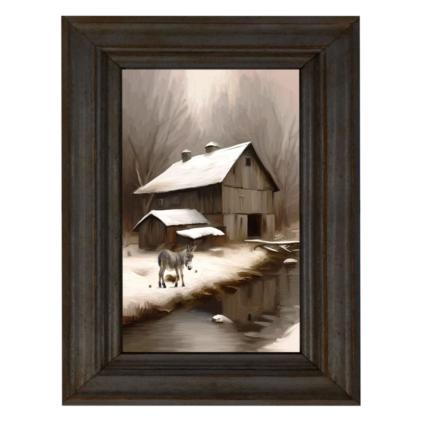 Donkey at Wintertime