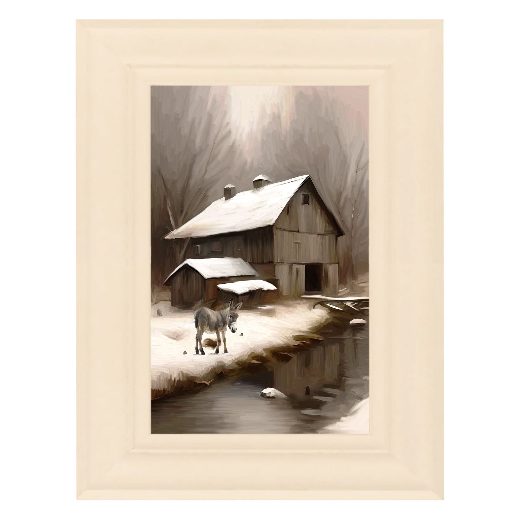 Donkey at Wintertime
