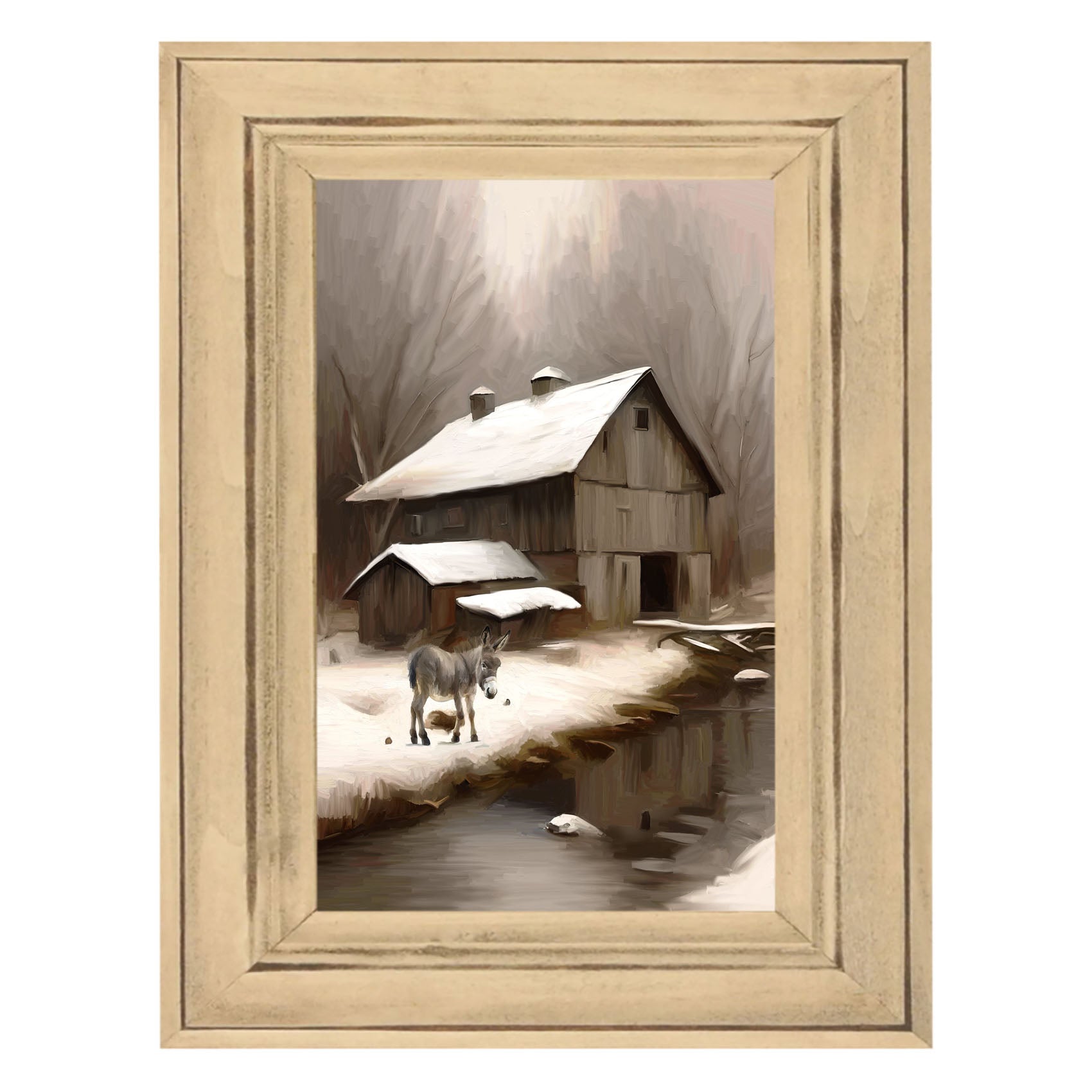 Donkey at Wintertime