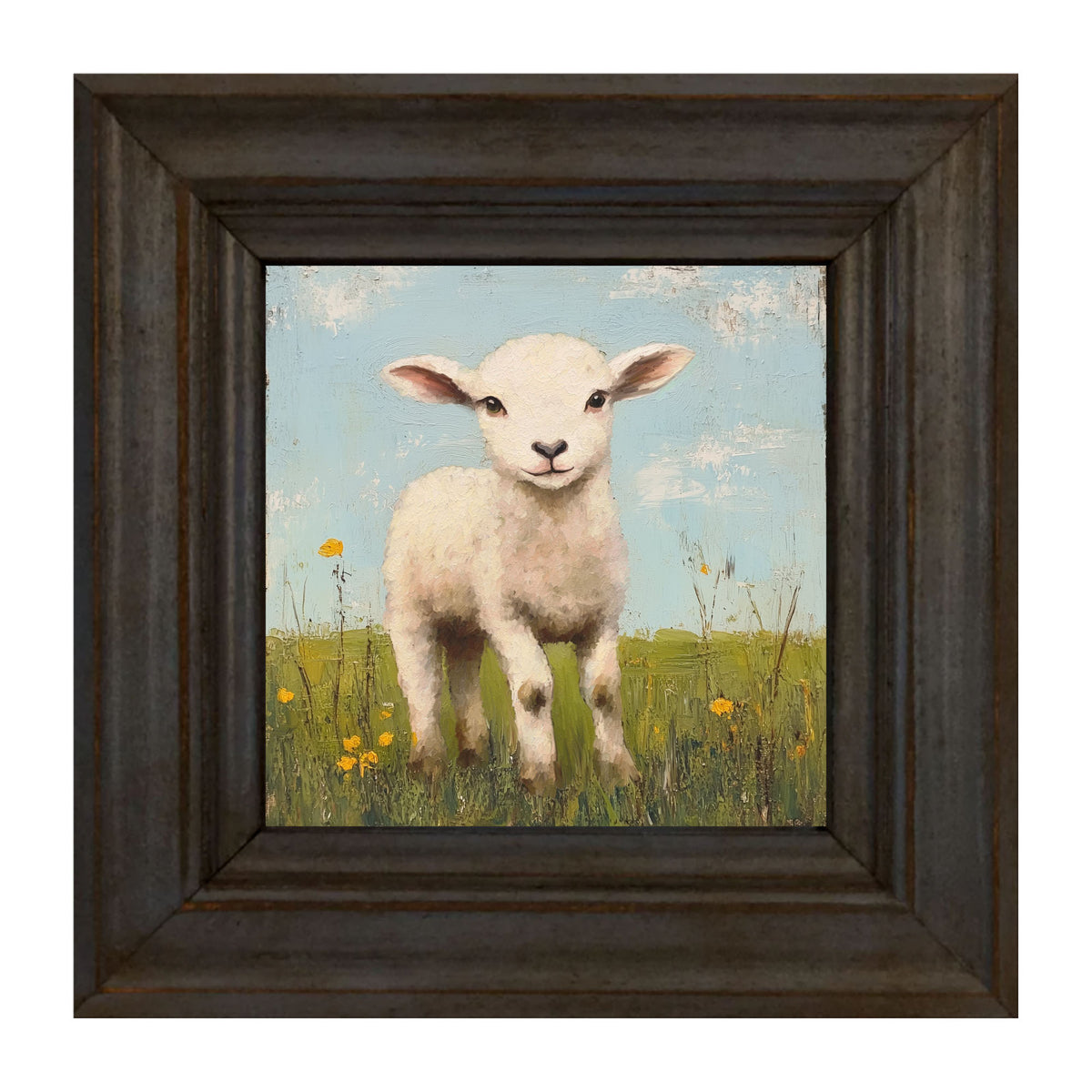 Lamb in a Meadow