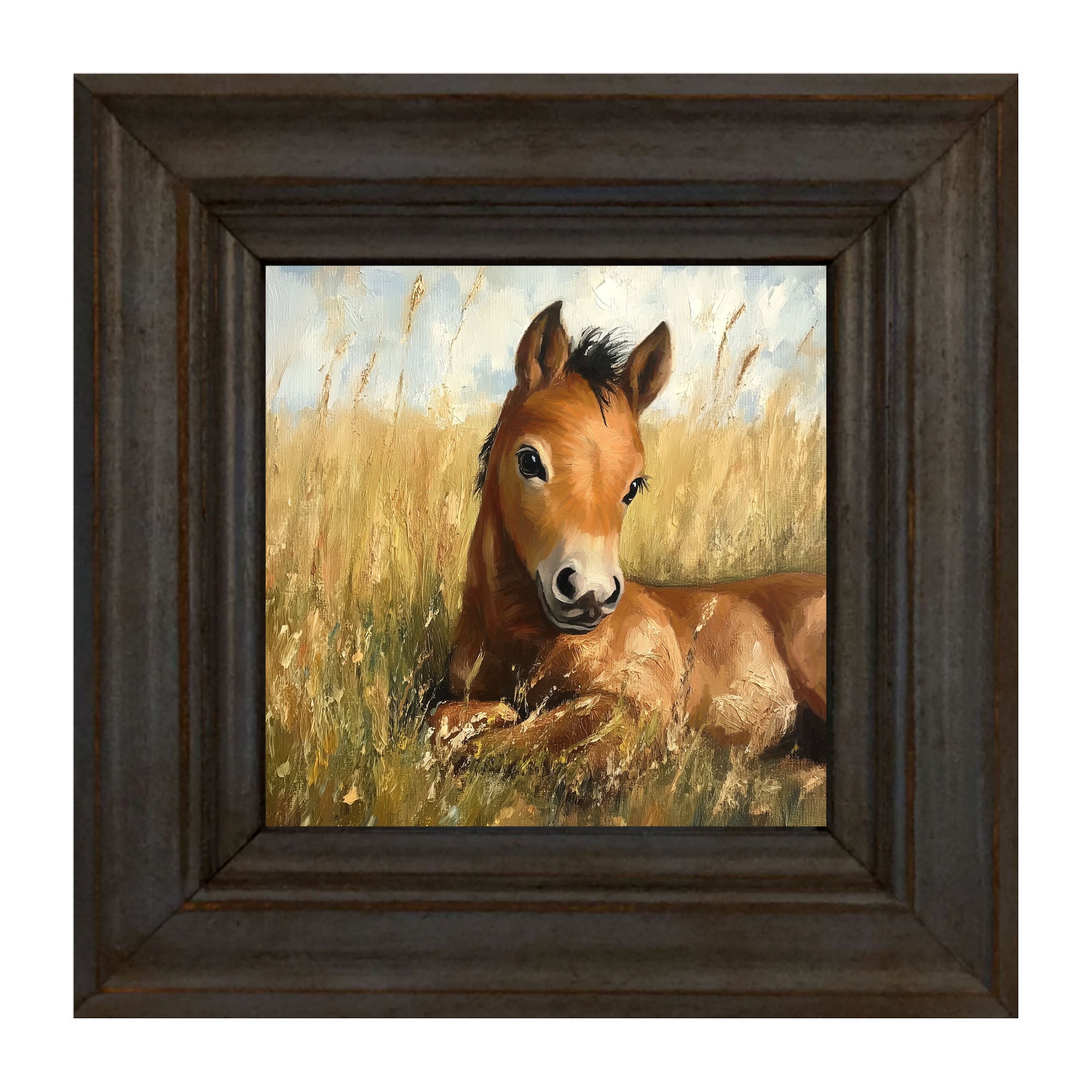 Baby Foal in a Meadow
