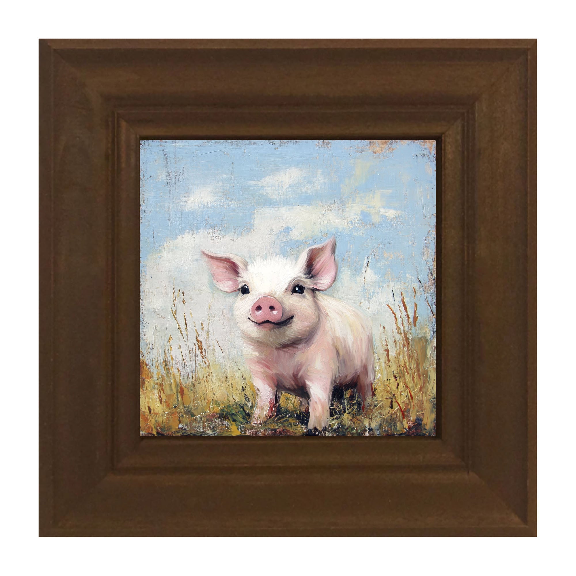 Baby Pig in a Meadow