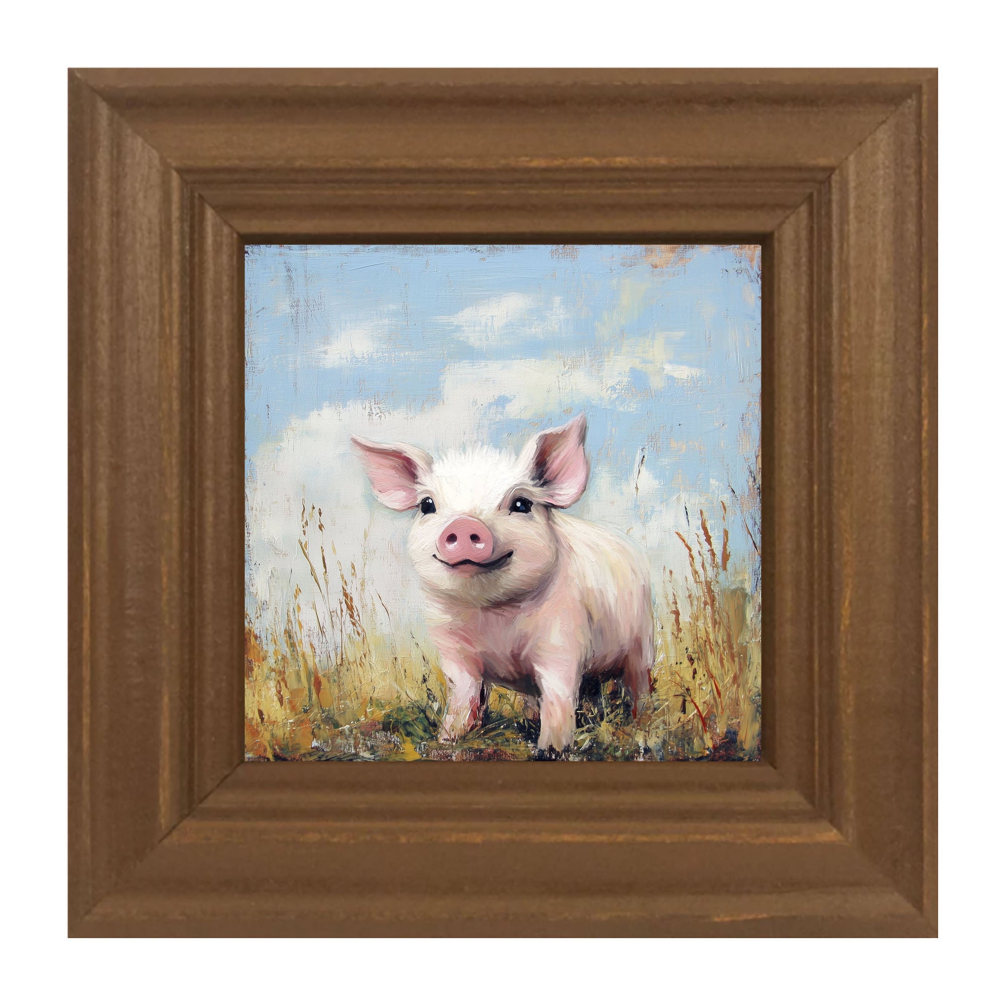 Baby Pig in a Meadow