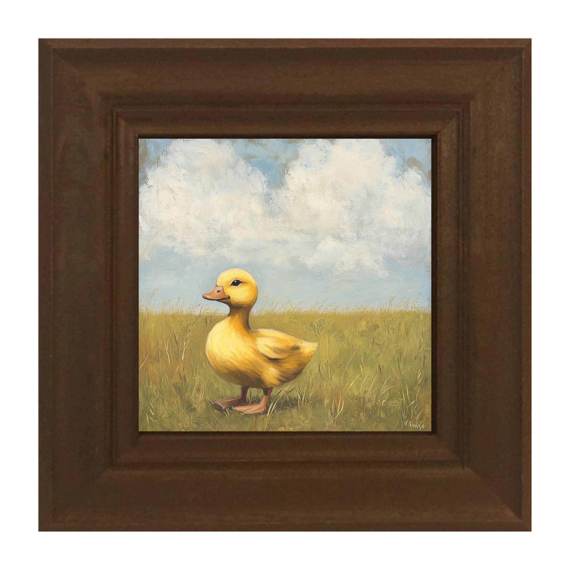 Baby Duck in a Meadow