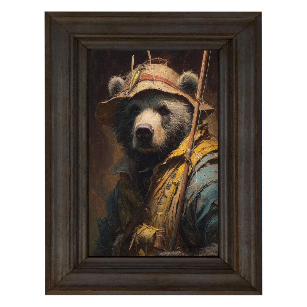 Fishing Bear Portrait