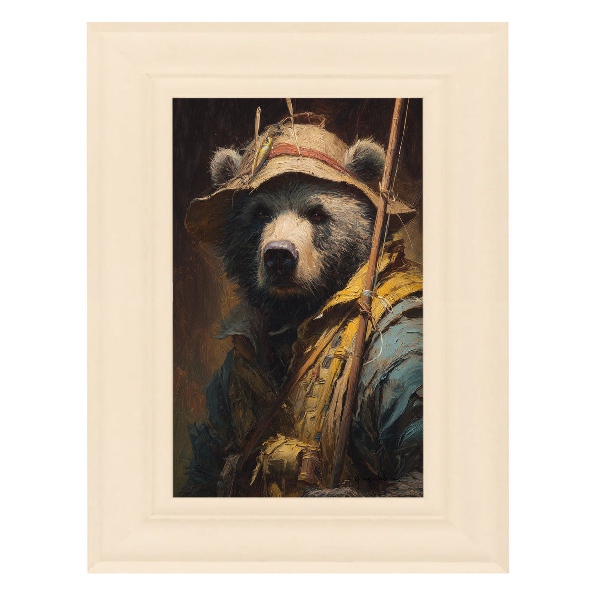 Fishing Bear Portrait