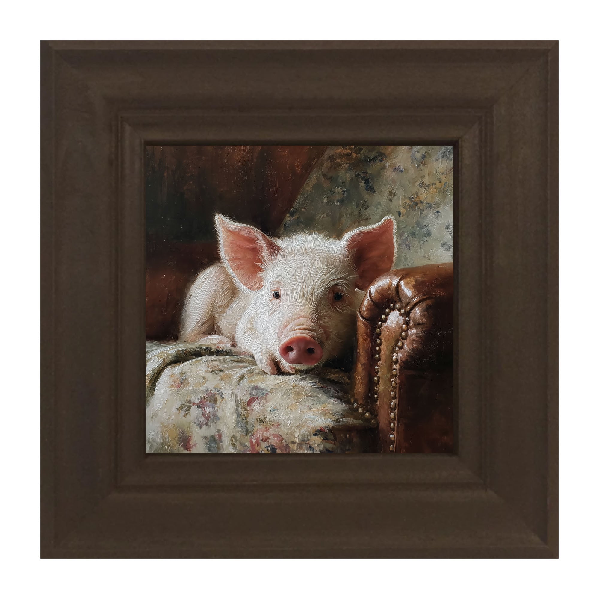 Armchair with Pig