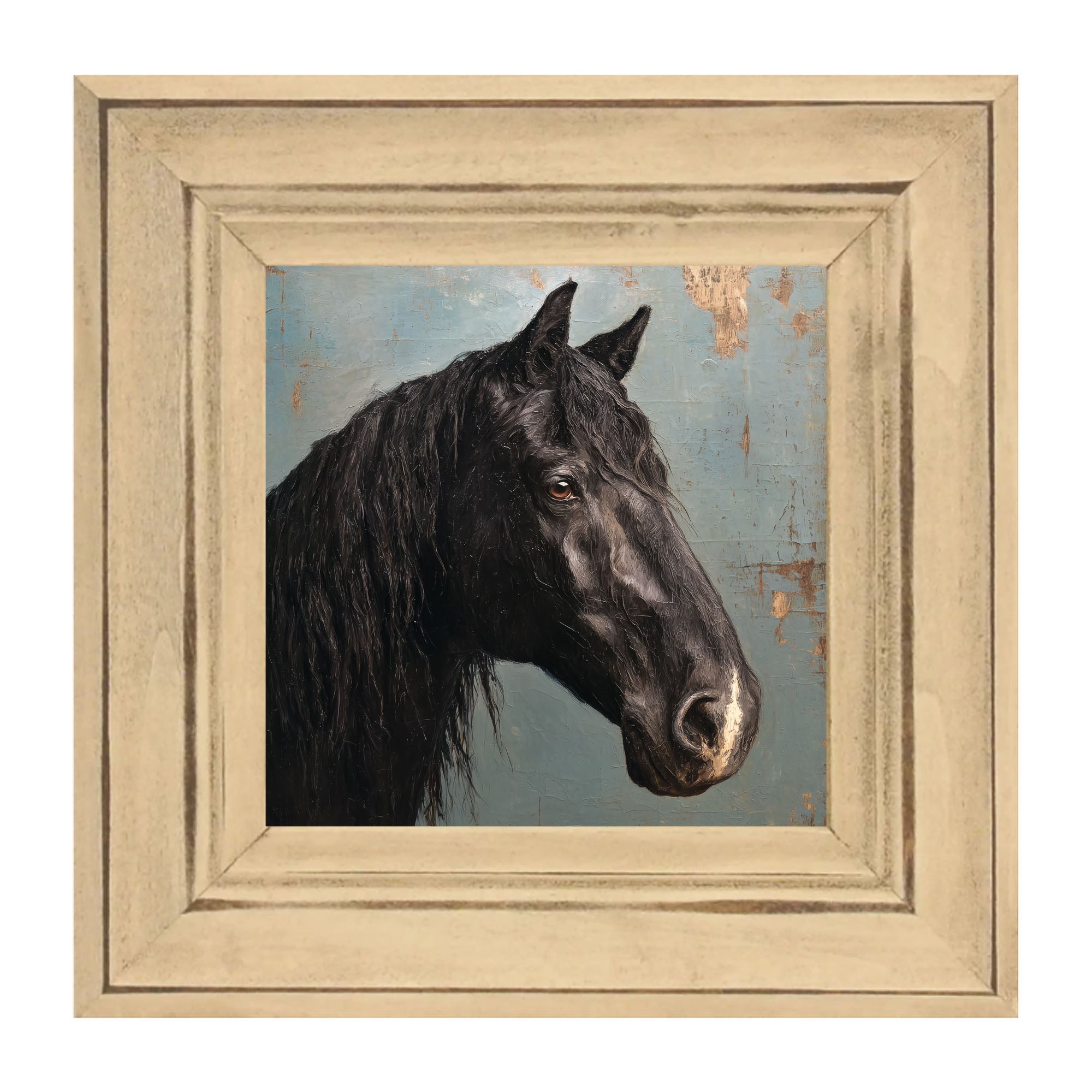 Portrait of a Black Horse