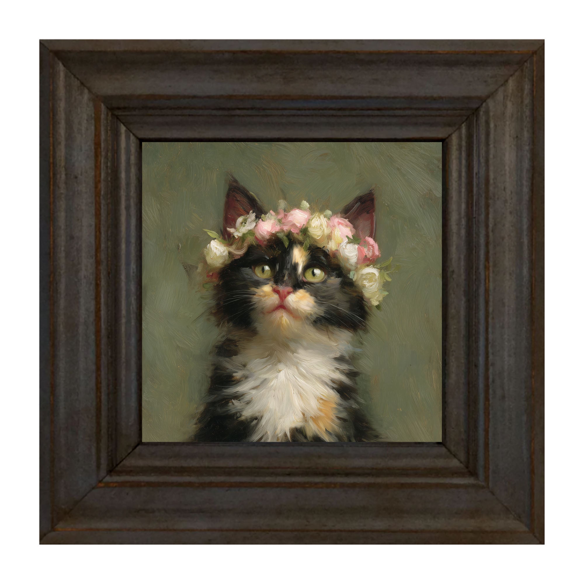 Spring Season Calico Cat