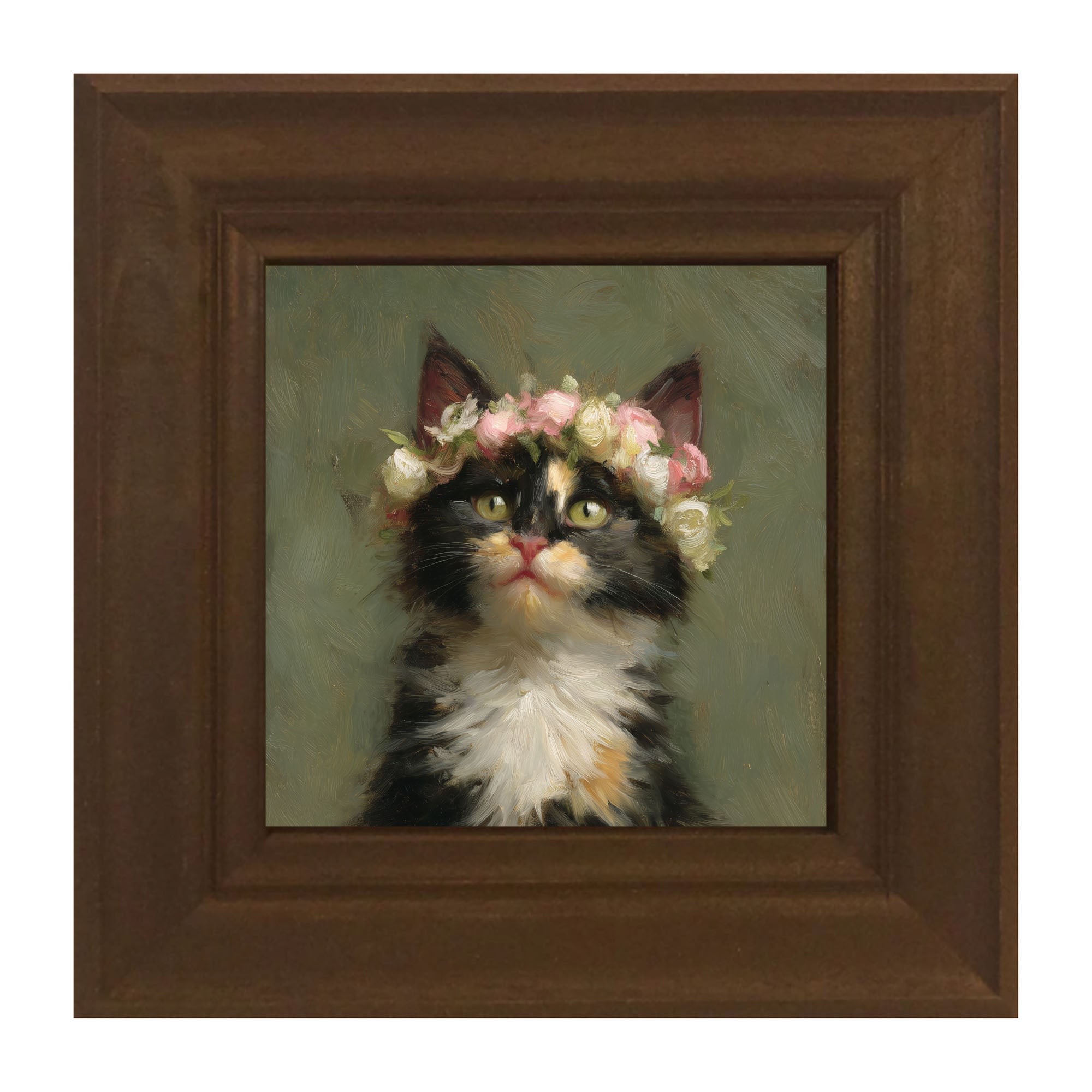 Spring Season Calico Cat