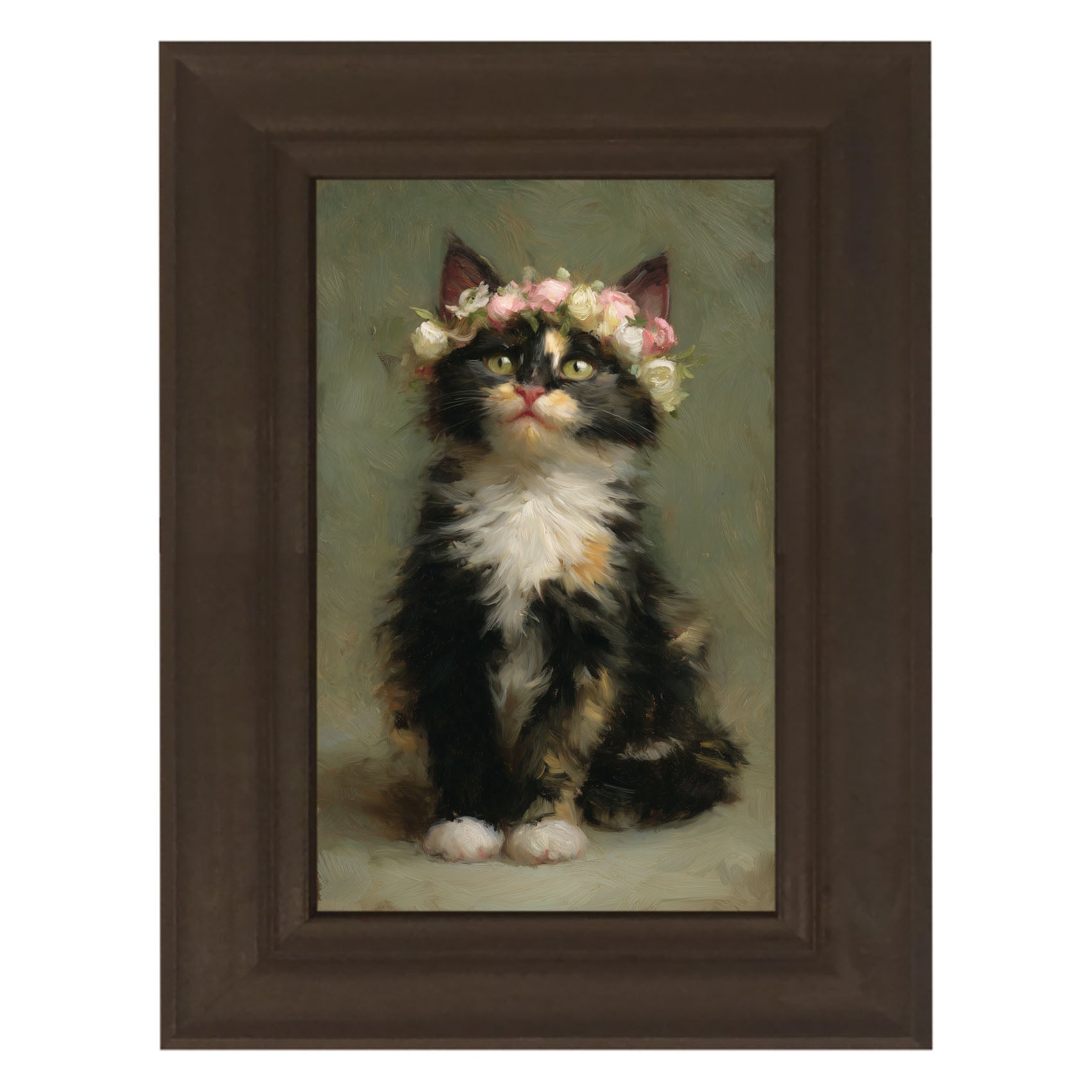 Spring Season Calico Cat