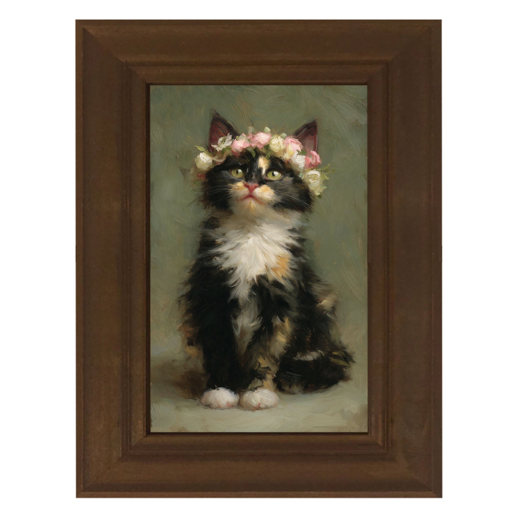 Spring Season Calico Cat