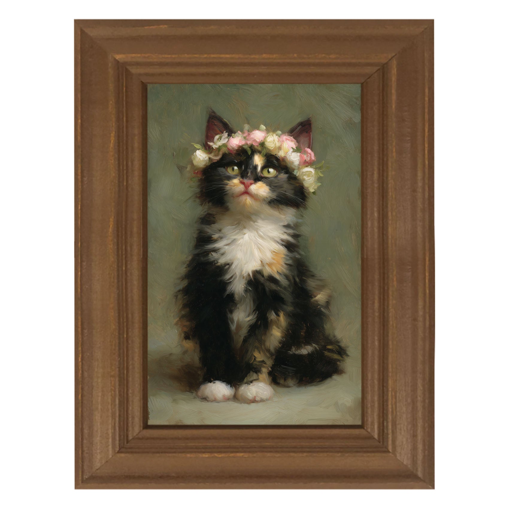 Spring Season Calico Cat