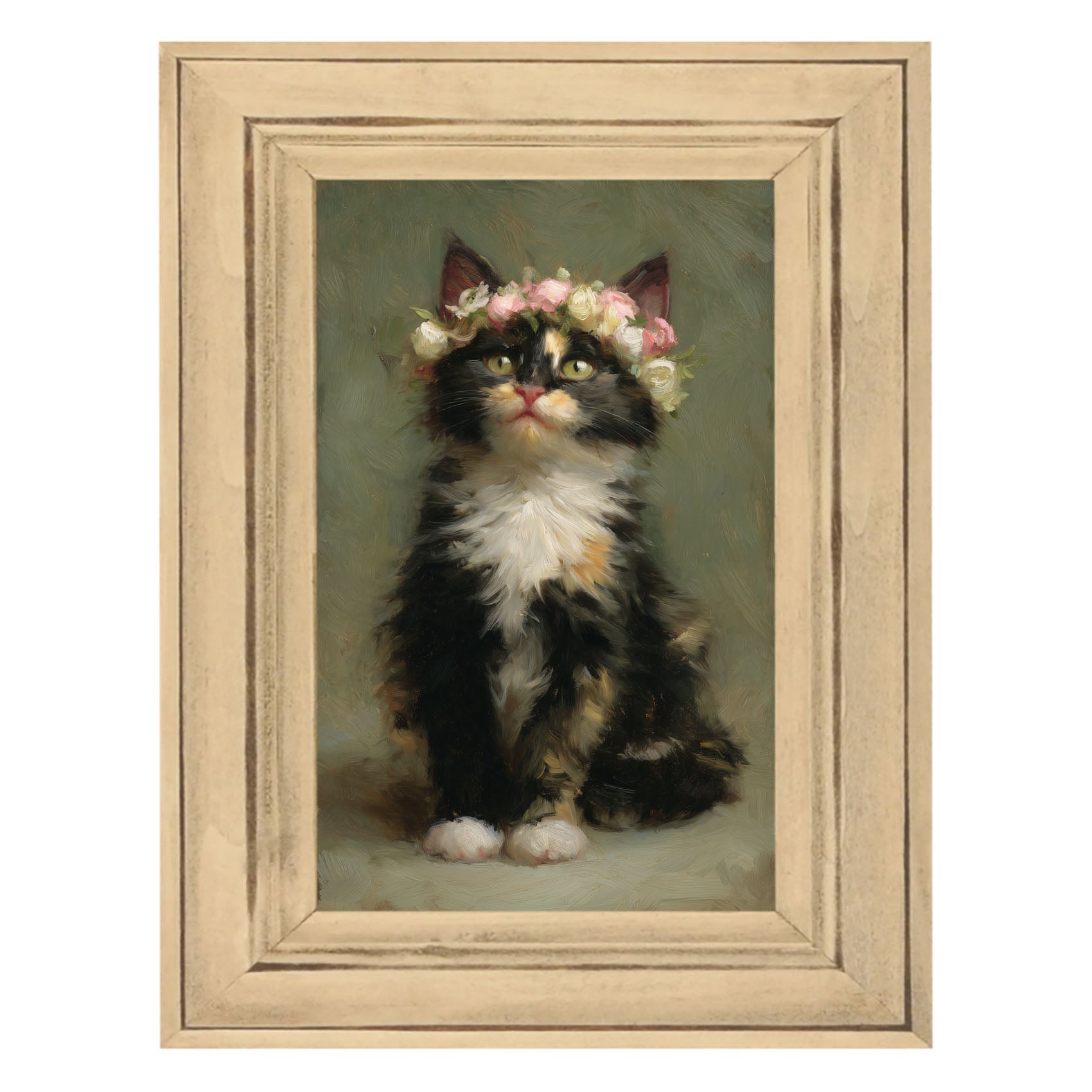 Spring Season Calico Cat