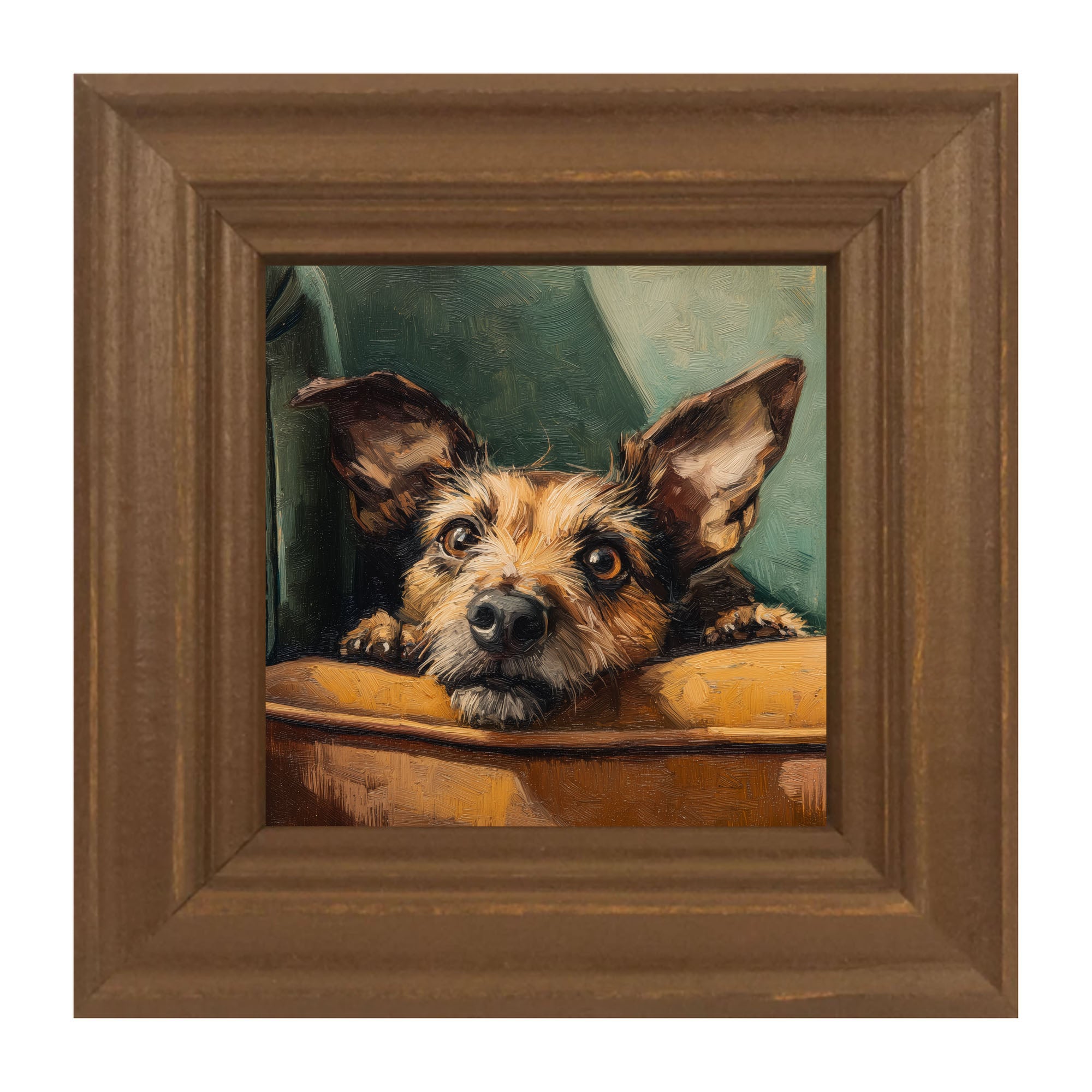 Armchair with Dachshund-Chihuahua-Yorkie Dog
