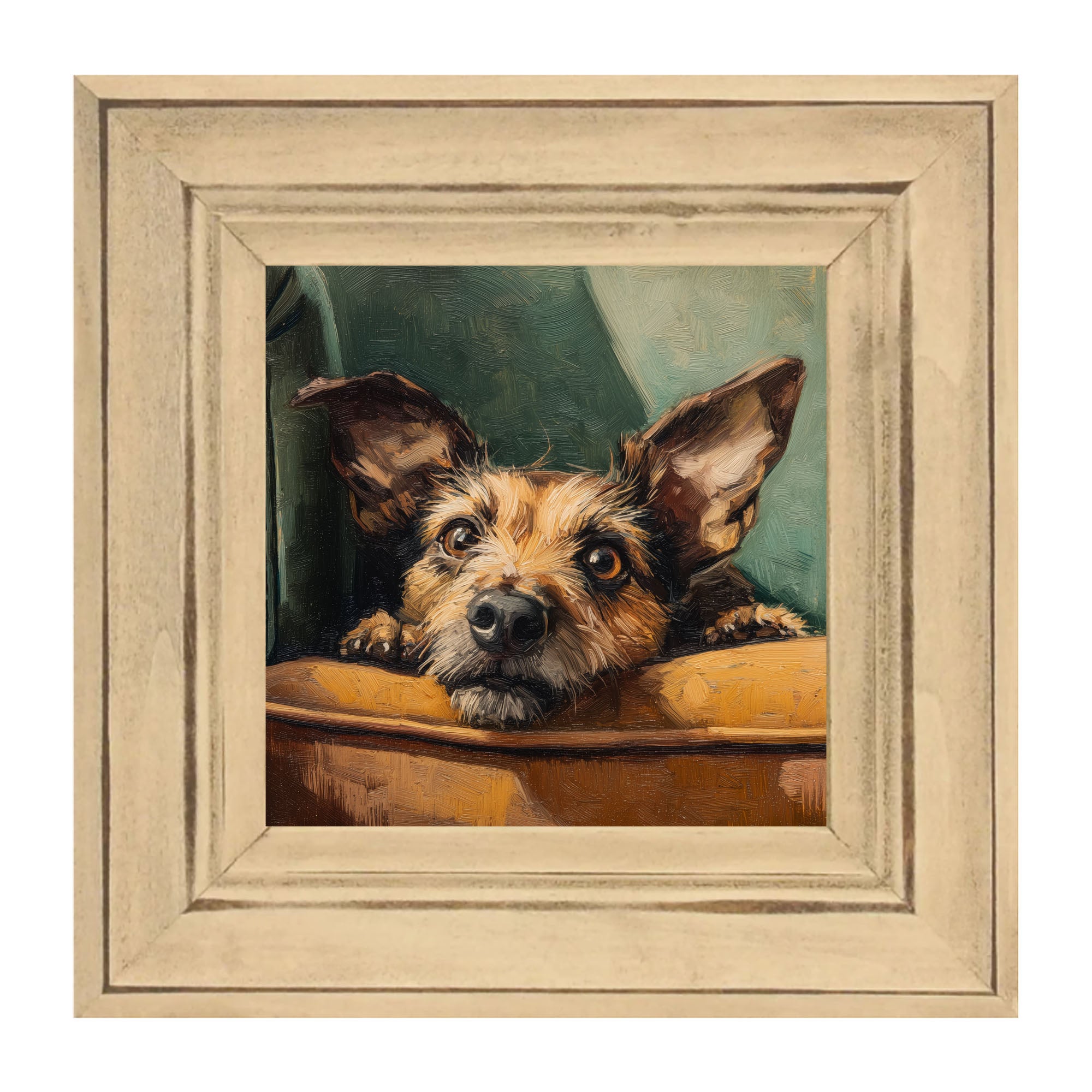 Armchair with Dachshund-Chihuahua-Yorkie Dog