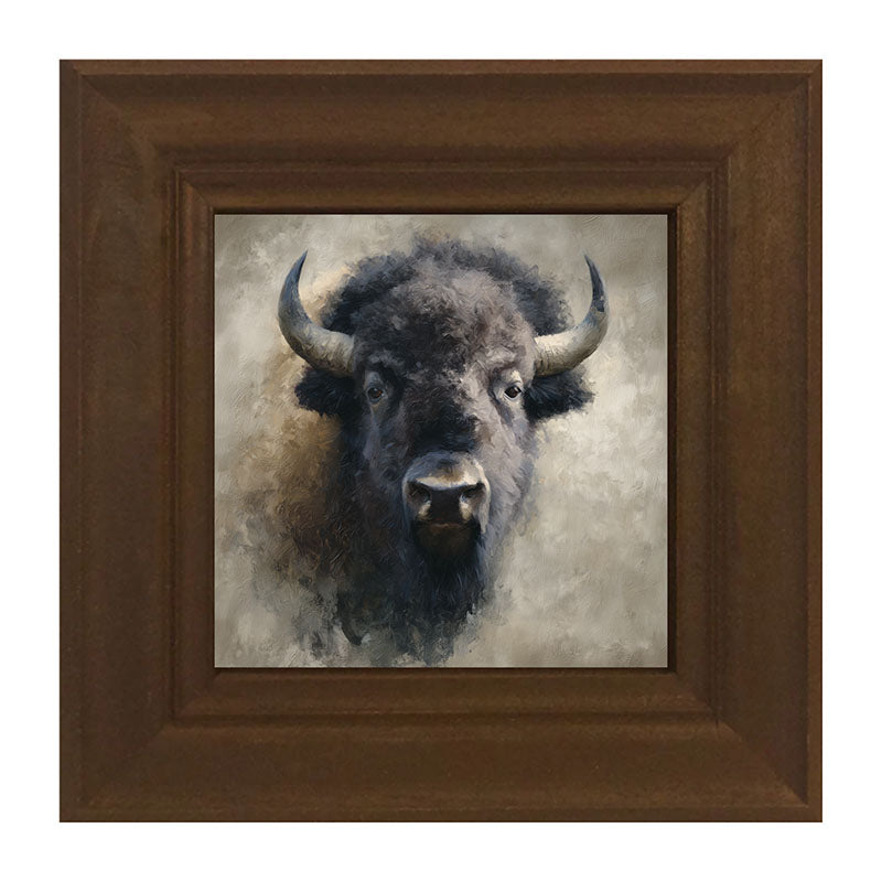 Farm Life Portrait - Black Buffalo