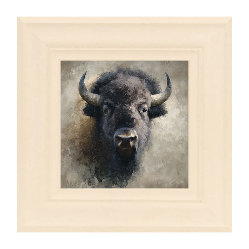 Farm Life Portrait - Black Buffalo