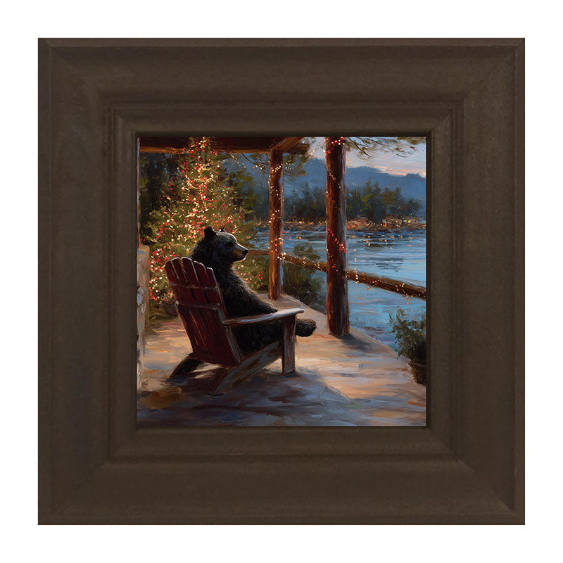 Adirondack Bear at Christmas Time