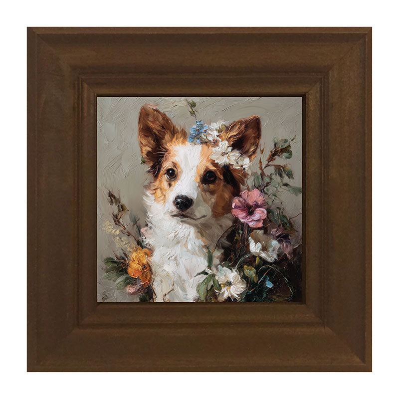 Spring Season Corgi
