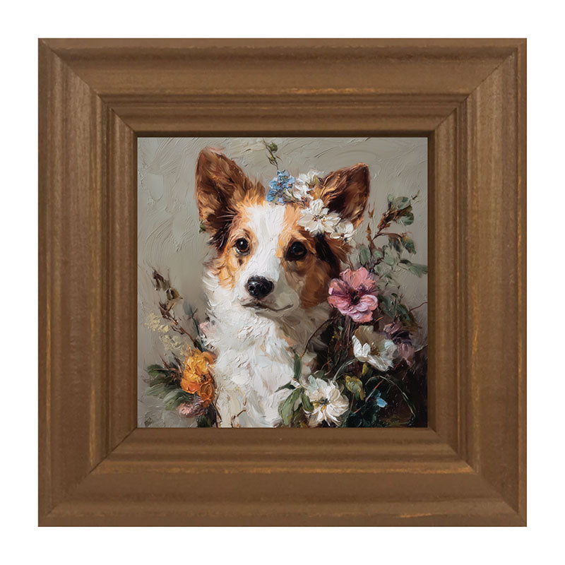 Spring Season Corgi
