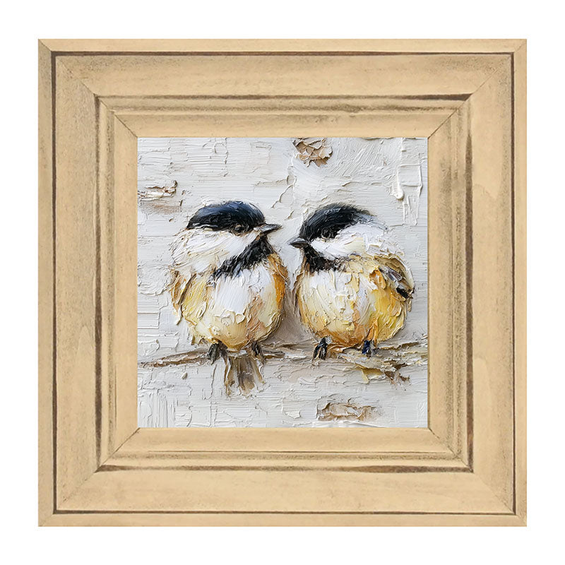 Animal Buddies - Posing Chickadees