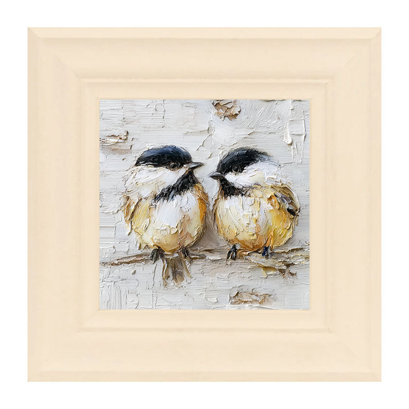 Animal Buddies - Posing Chickadees